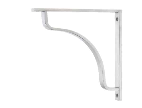 Polished Chrome Abingdon Shelf Bracket (200mm x 200mm) 1