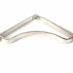 Polished Nickel Abingdon Shelf Bracket (200mm x 200mm) 2