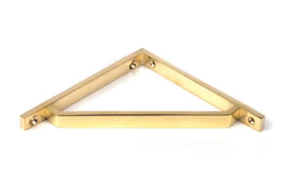 Polished Brass Barton Shelf Bracket (150mm x 150mm) 1