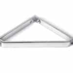 Polished Chrome Barton Shelf Bracket (150mm x 150mm) 2