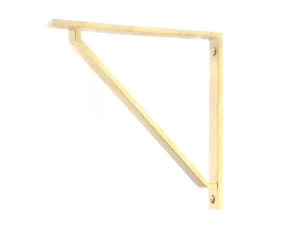 Polished Brass Barton Shelf Bracket (200mm x 200mm) 1