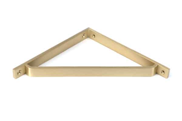 Satin Brass Barton Shelf Bracket (200mm x 200mm) 2