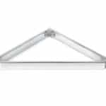Polished Chrome Barton Shelf Bracket (200mm x 200mm) 2