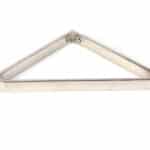 Polished Nickel Barton Shelf Bracket (200mm x 200mm) 2