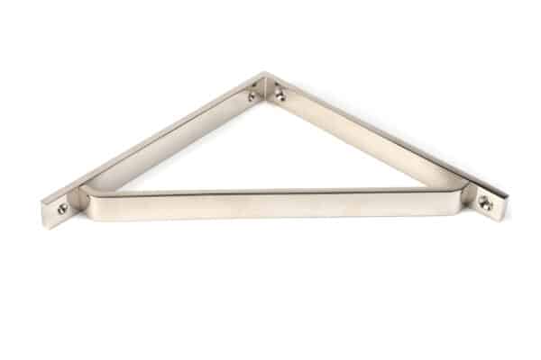 Polished Nickel Barton Shelf Bracket (200mm x 200mm) 2