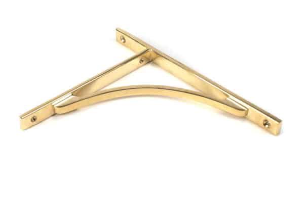 Polished Brass Apperley Shelf Bracket (260mm x 200mm) 2