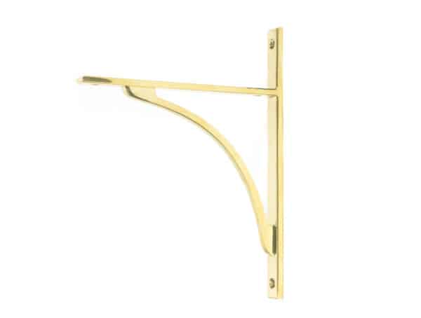 Polished Brass Apperley Shelf Bracket (260mm x 200mm) 1