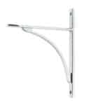 Polished Chrome Apperley Shelf Bracket (260mm x 200mm) 1