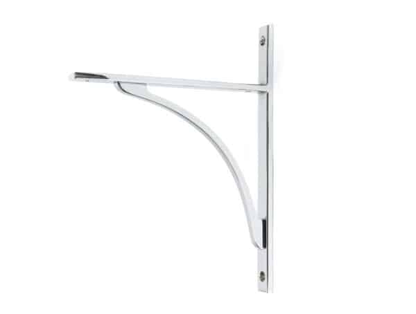 Polished Chrome Apperley Shelf Bracket (260mm x 200mm) 1