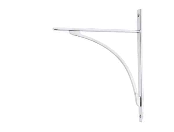 Polished Chrome Apperley Shelf Bracket (314mm x 250mm) 1