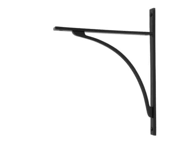 Matt Black Apperley Shelf Bracket (314mm x 250mm) 1