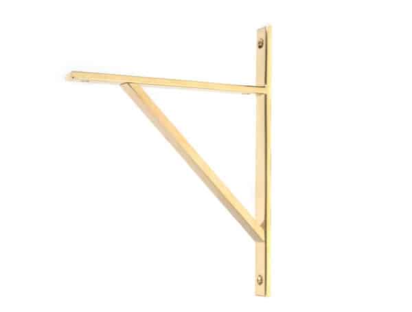 Polished Brass Chalfont Shelf Bracket (260mm x 200mm) 1