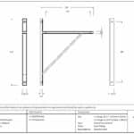 Aged Brass Chalfont Shelf Bracket (314mm x 250mm) 3
