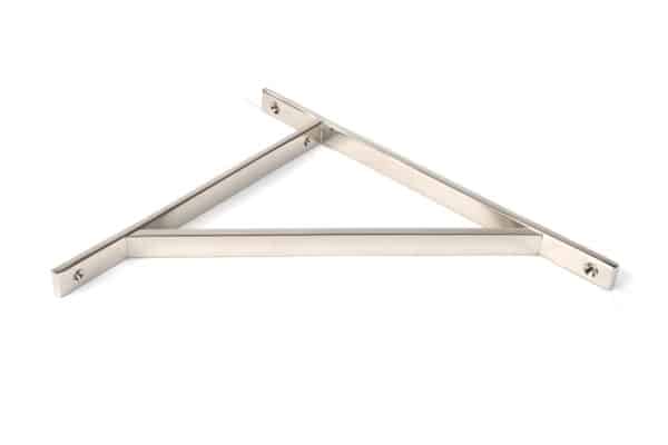 Polished Nickel Chalfont Shelf Bracket (314mm x 250mm) 2