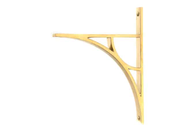 Polished Brass Tyne Shelf Bracket (260mm x 200mm) 1