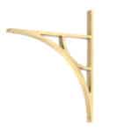 Satin Brass Tyne Shelf Bracket (260mm x 200mm) 1