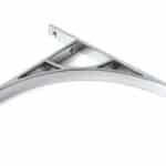 Polished Chrome Tyne Shelf Bracket (260mm x 200mm) 2