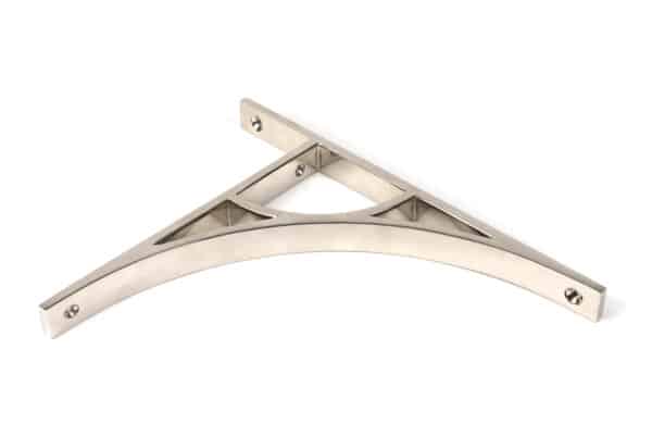 Polished Nickel Tyne Shelf Bracket (260mm x 200mm) 2