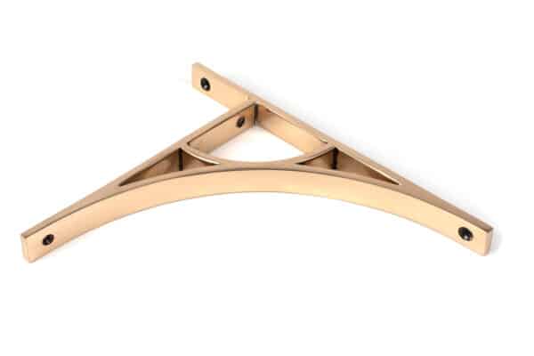 Polished Bronze Tyne Shelf Bracket (260mm x 200mm) 2