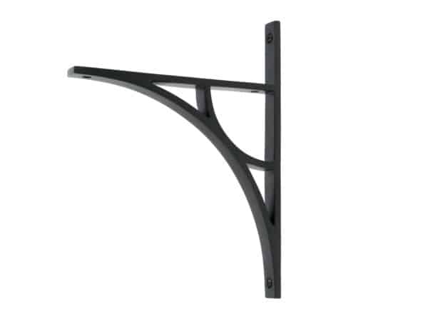 Matt Black Tyne Shelf Bracket (260mm x 200mm) 1