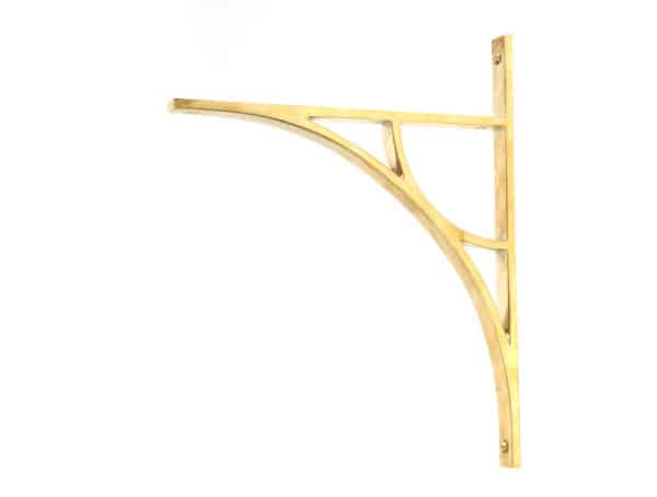 Polished Brass Tyne Shelf Bracket (314mm x 250mm) 1