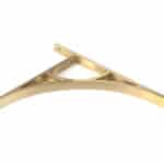 Satin Brass Tyne Shelf Bracket (314mm x 250mm) 2