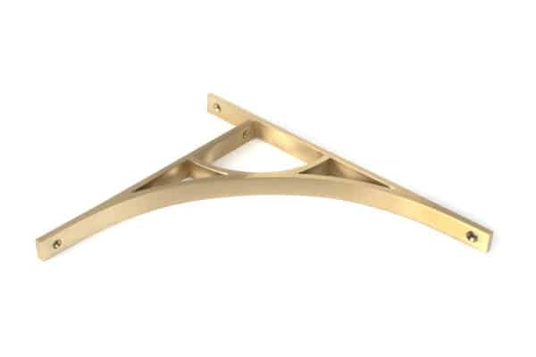 Satin Brass Tyne Shelf Bracket (314mm x 250mm) 2