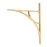 Satin Brass Tyne Shelf Bracket (314mm x 250mm) 1