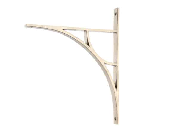 Polished Nickel Tyne Shelf Bracket (314mm x 250mm) 1