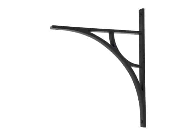 Matt Black Tyne Shelf Bracket (314mm x 250mm) 1