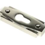 Polished Nickel Art Deco Euro Escutcheon (Set) 1