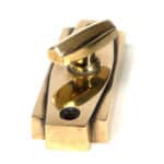 Aged Brass Art Deco Thumbturn 2