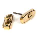 Aged Brass Art Deco Thumbturn 1