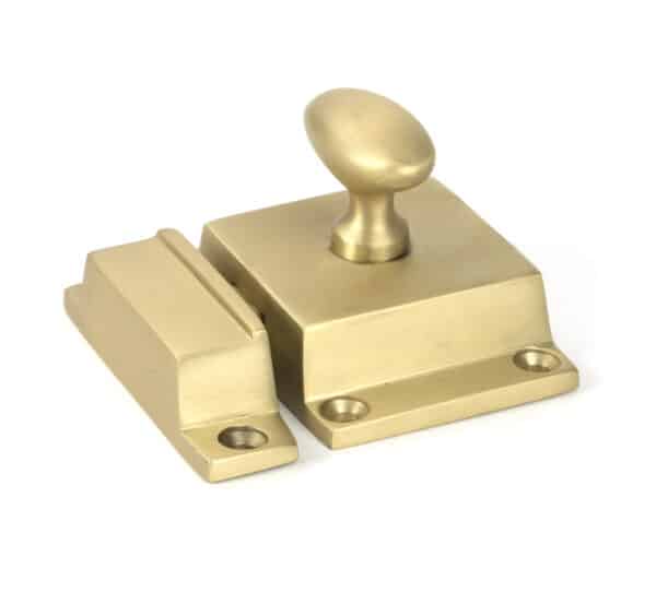 Satin Brass Cabinet Latch 1