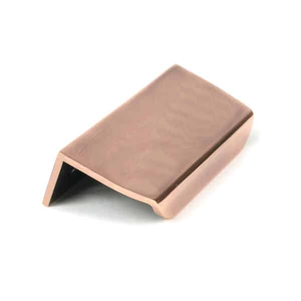 Polished Bronze 100mm Moore Edge Pull 1