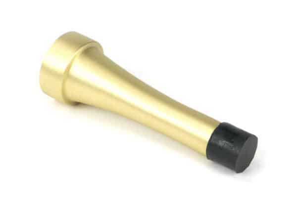 Satin Brass Projection Door Stop 1