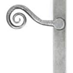 Pewter Monkeytail Slimline Lever Espag. Latch - RH 2