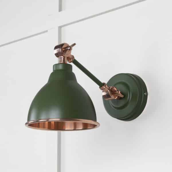 Smooth Copper Brindley Wall Light in Heath 2