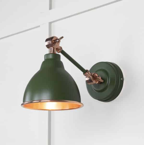 Smooth Copper Brindley Wall Light in Heath 1