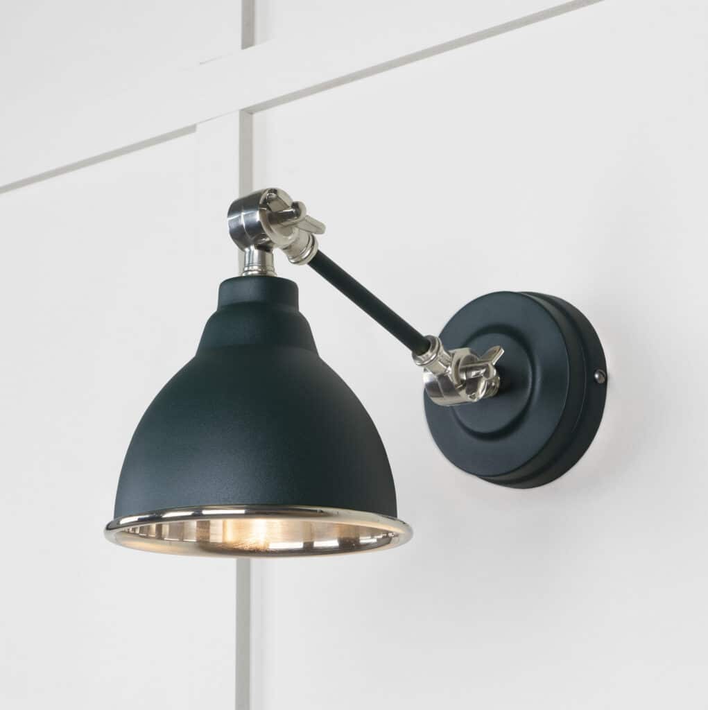 Smooth Nickel Brindley Wall Light in Dingle 1