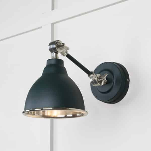 Smooth Nickel Brindley Wall Light in Dingle 1