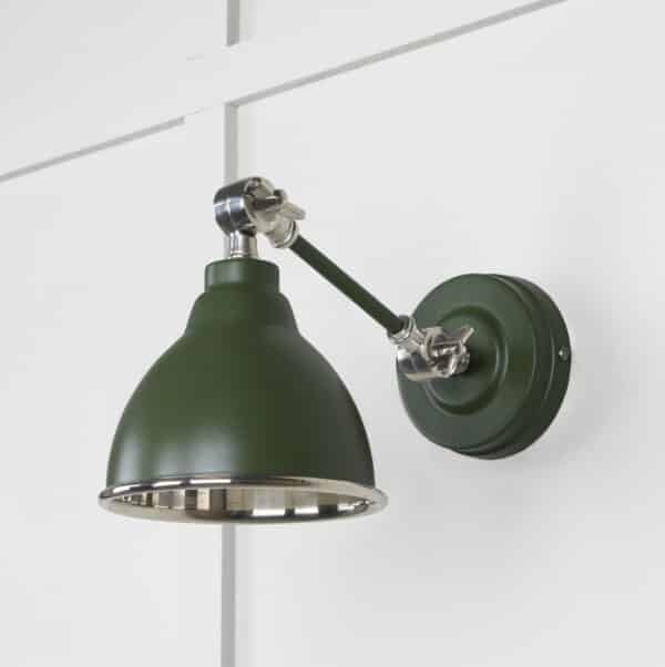 Smooth Nickel Brindley Wall Light in Heath 2