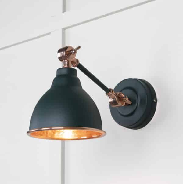 Hammered Copper Brindley Wall Light in Dingle 1