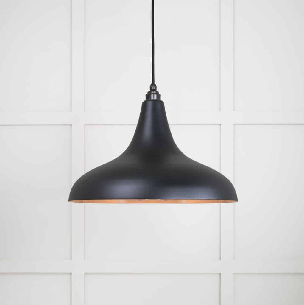 Smooth Copper Frankley Pendant in Elan Black 1