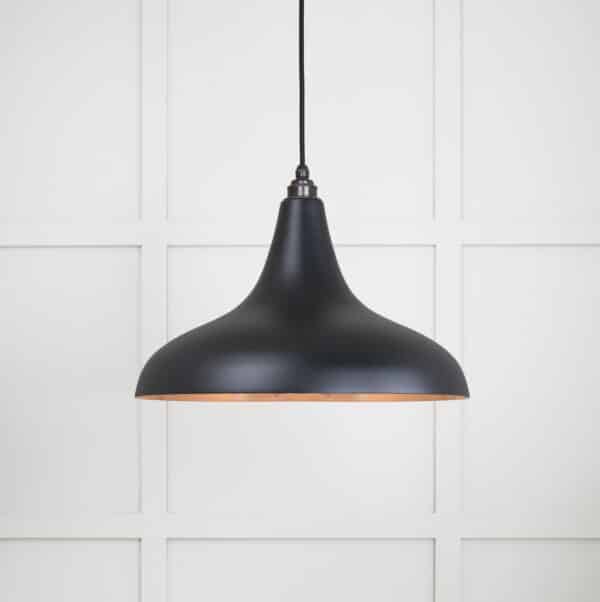 Smooth Copper Frankley Pendant in Elan Black 1