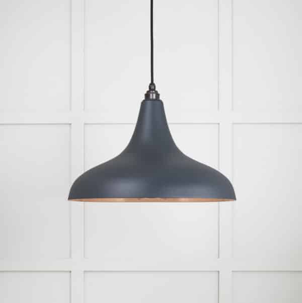 Smooth Copper Frankley Pendant in Soot 2