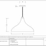 Smooth Nickel Frankley Pendant in Bluff 3