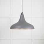 Smooth Nickel Frankley Pendant in Bluff 1