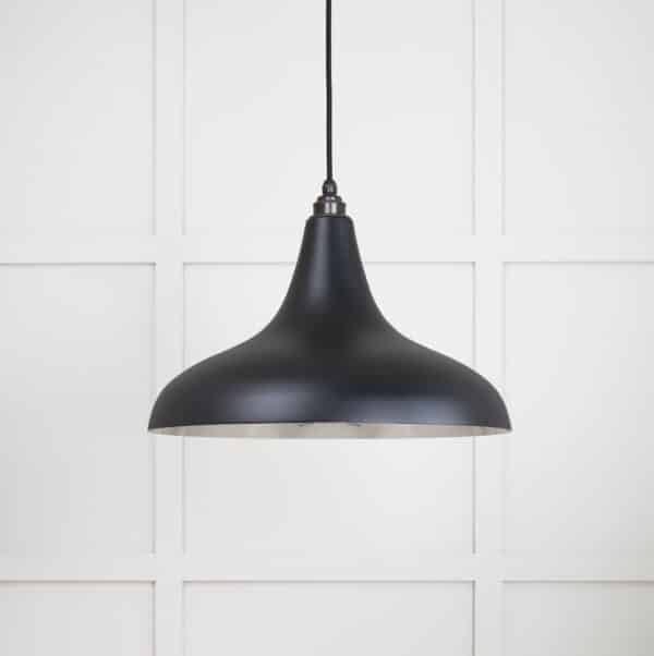 Smooth Nickel Frankley Pendant in Elan Black 2