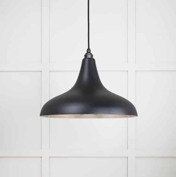 Smooth Nickel Frankley Pendant in Elan Black 1